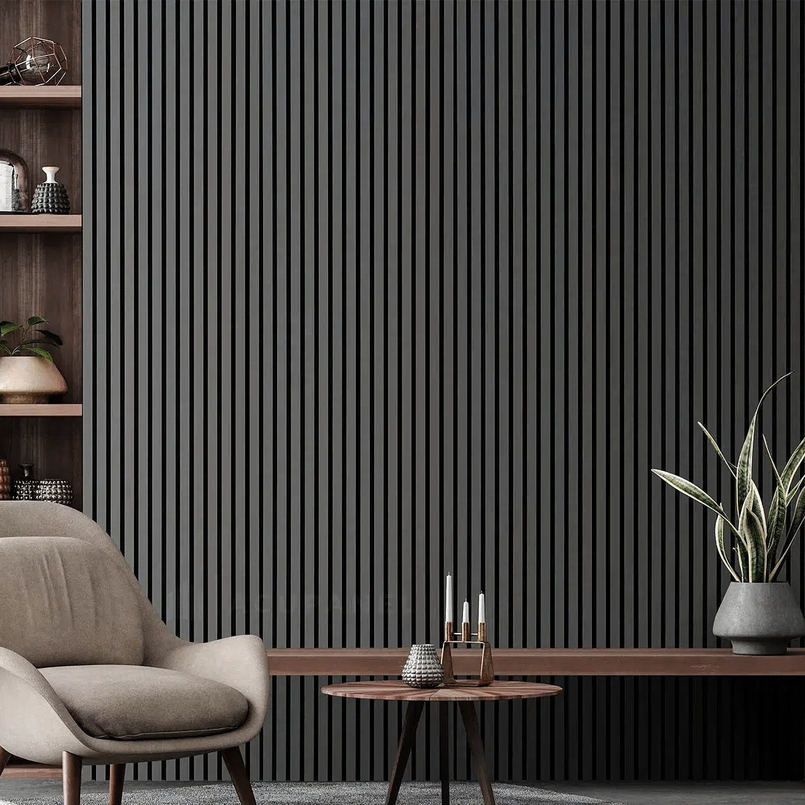 Dark Grey Acoustic Panel