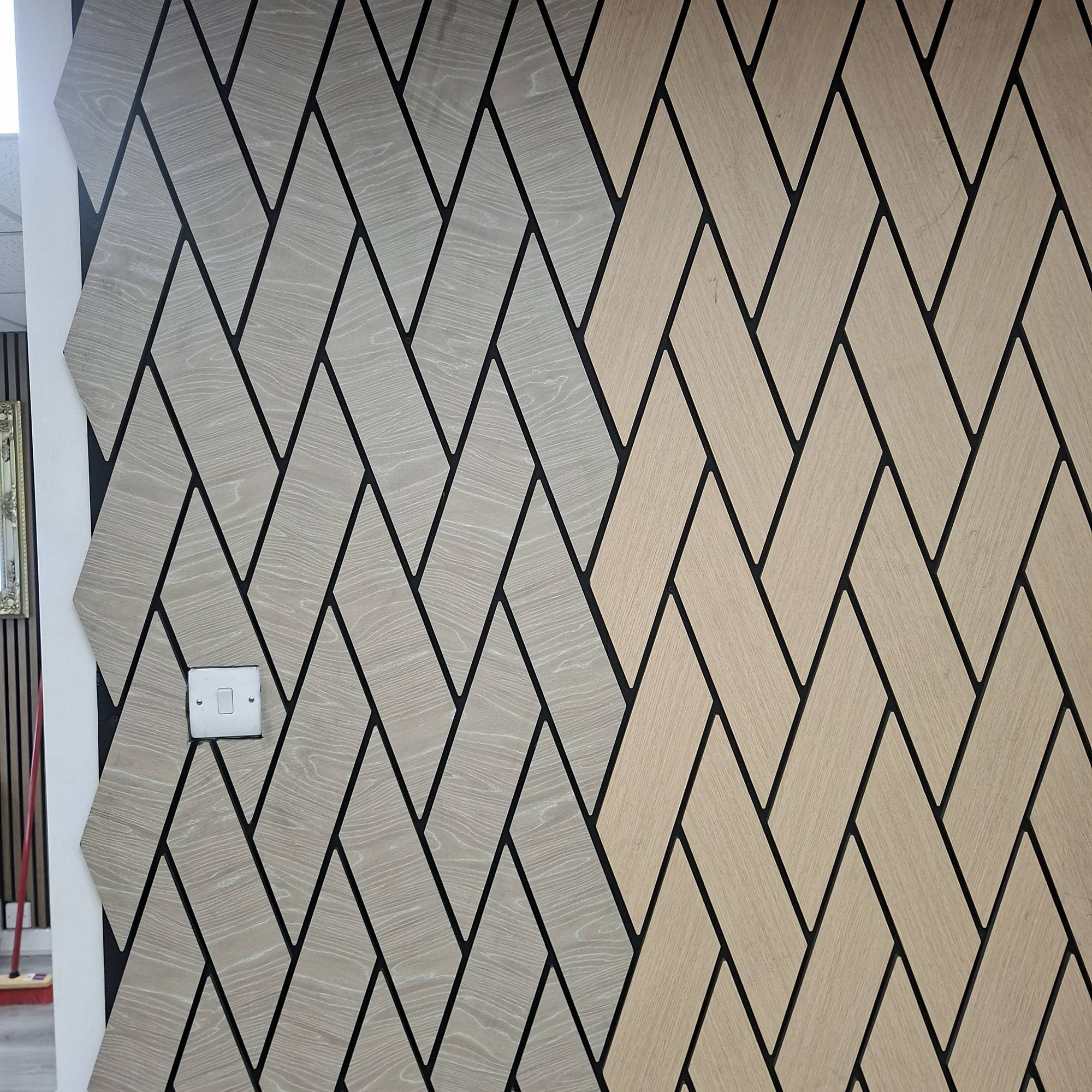 Grey Oak Braided Acoustic Wall Panel 60 x 240cm Pack of 4