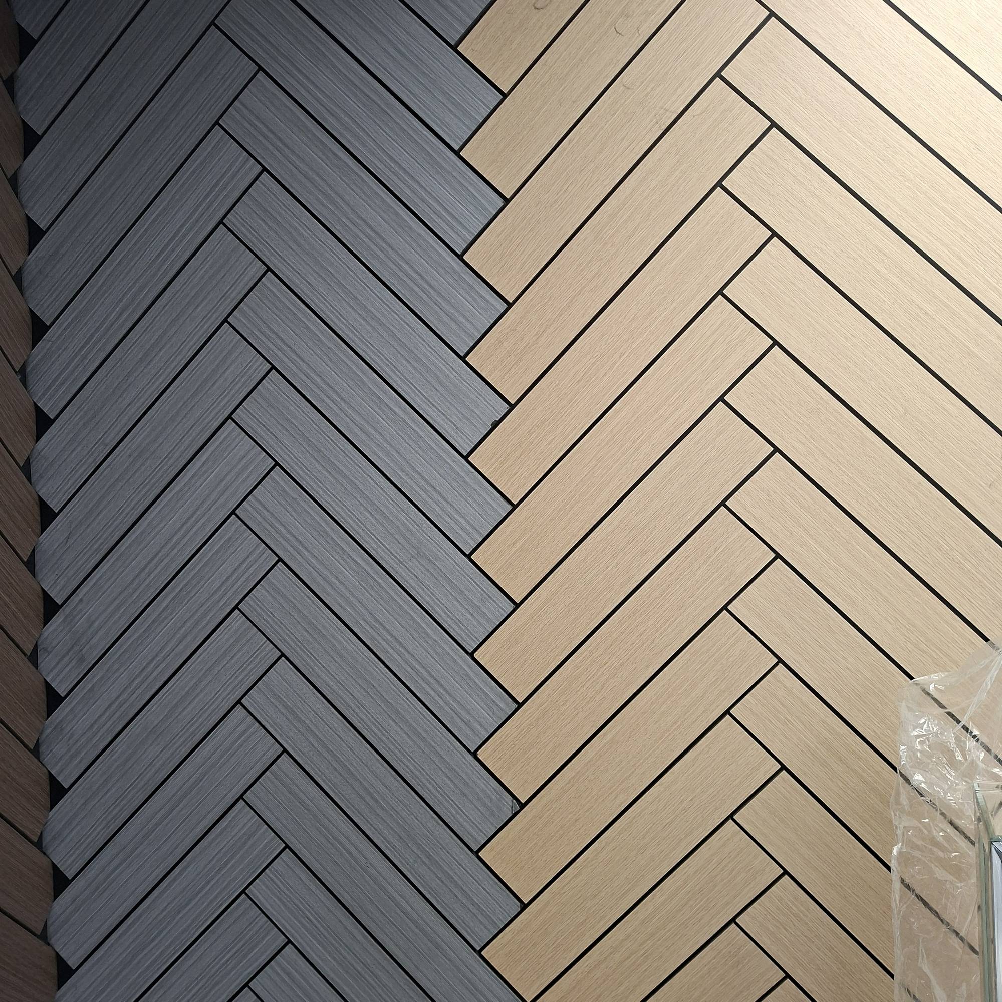 Oak Chevron Acoustic Wall Panels 60 x 240cm Pack of 4