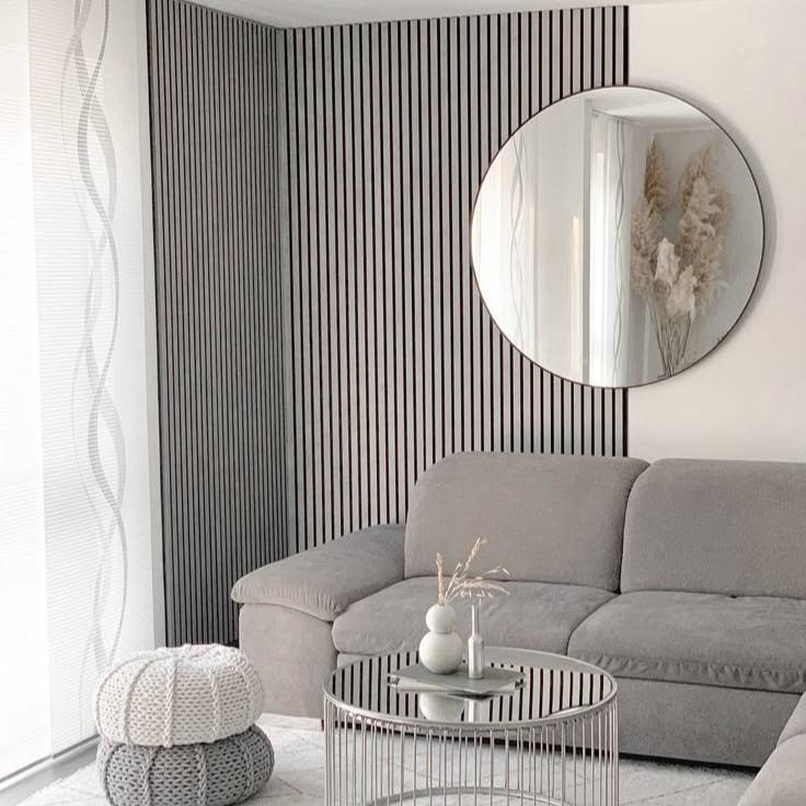 Light Grey Acoustic Wall Panel 60 x 240cm