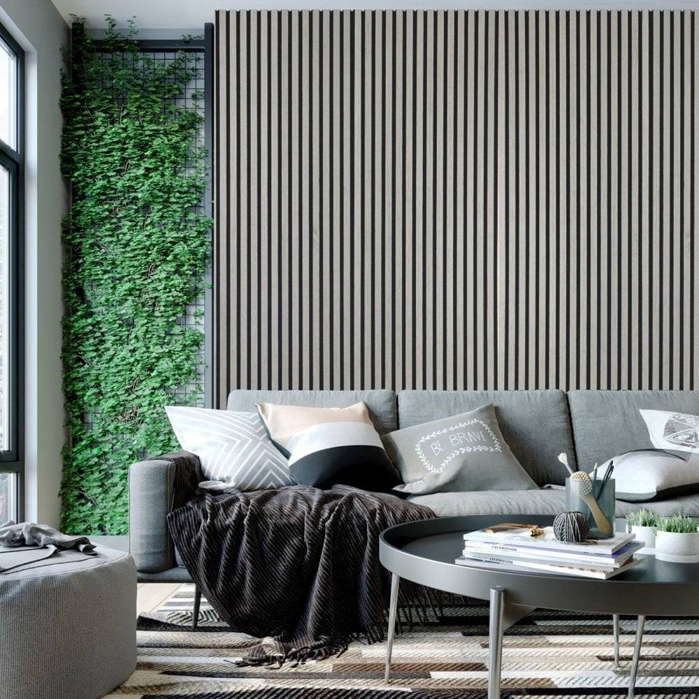Light Grey Acoustic Wall Panel 60 x 240cm