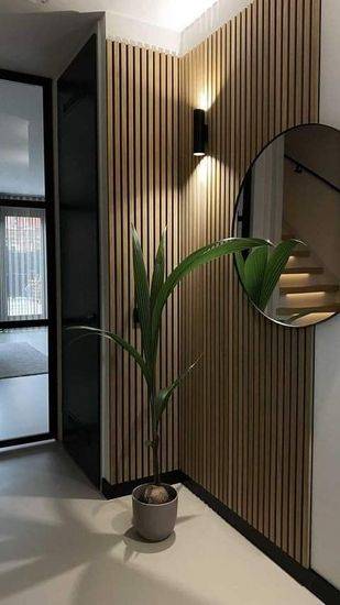 Dark Oak Acoustic Wall Panel 60 x 240cm