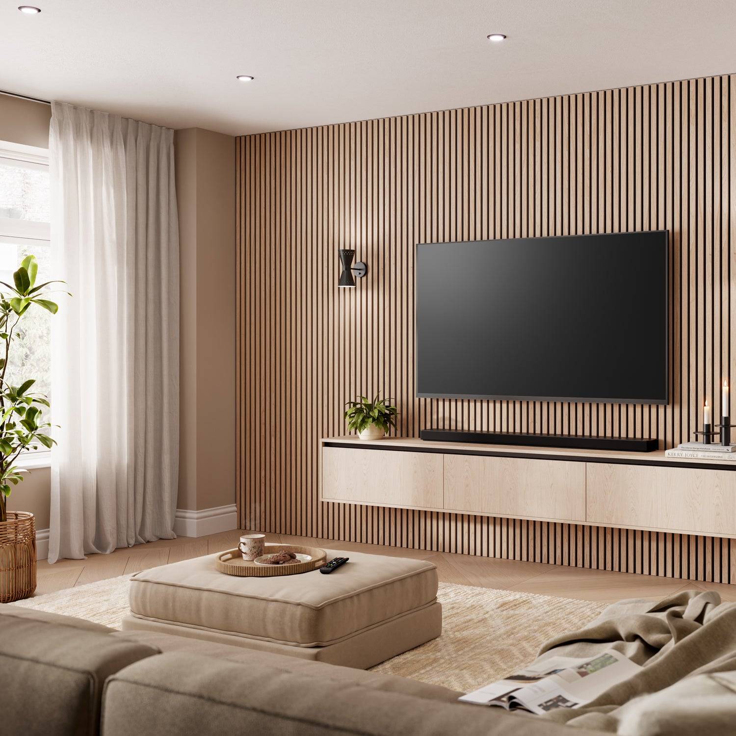 Oak Acoustic Wall Panel 60 x 280cm