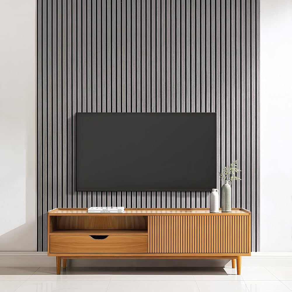 Light Grey Acoustic Wall Panel 60 x 240cm