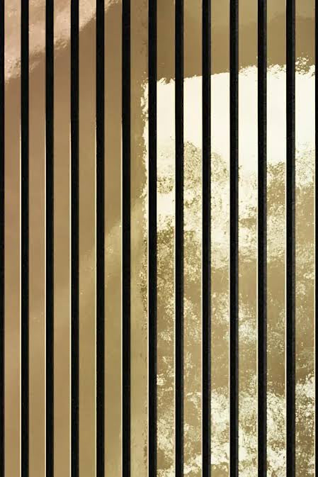 Shiny Metallic Gold Acoustic Wall Panels 60 x 240cm