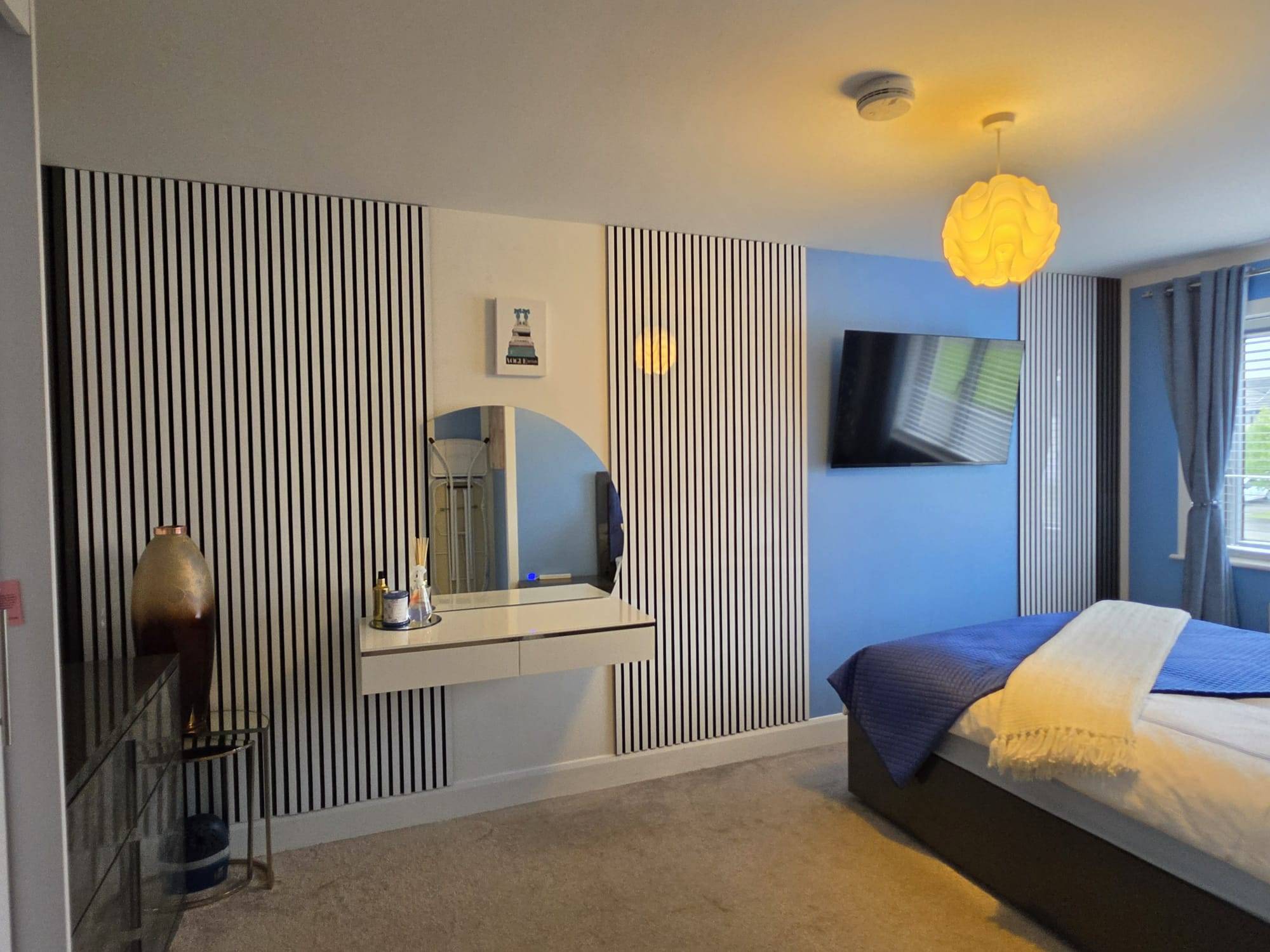 White Acoustic Indoor Wall Panels 60 x 240cm